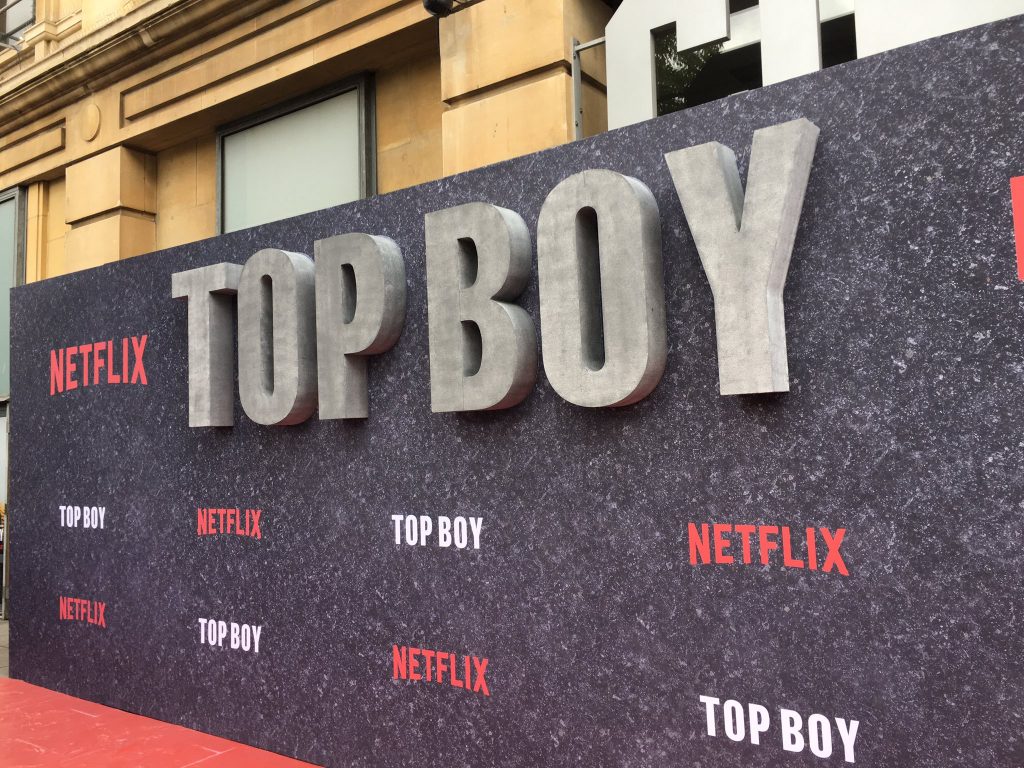 Event production for Netflix's premier of Top Boy